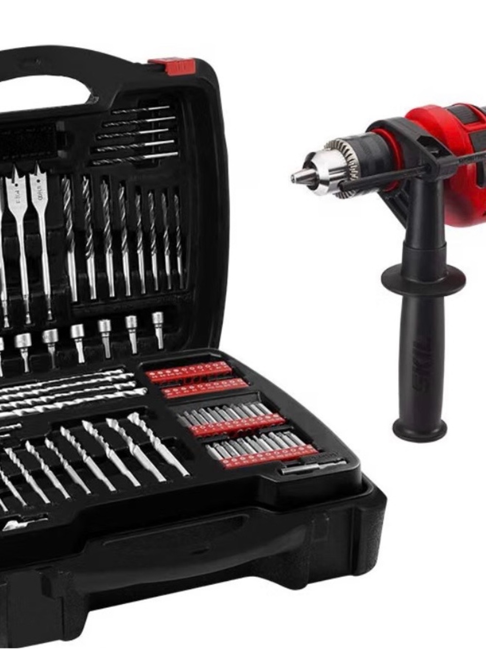 Skil Drill Set with Corded Drill